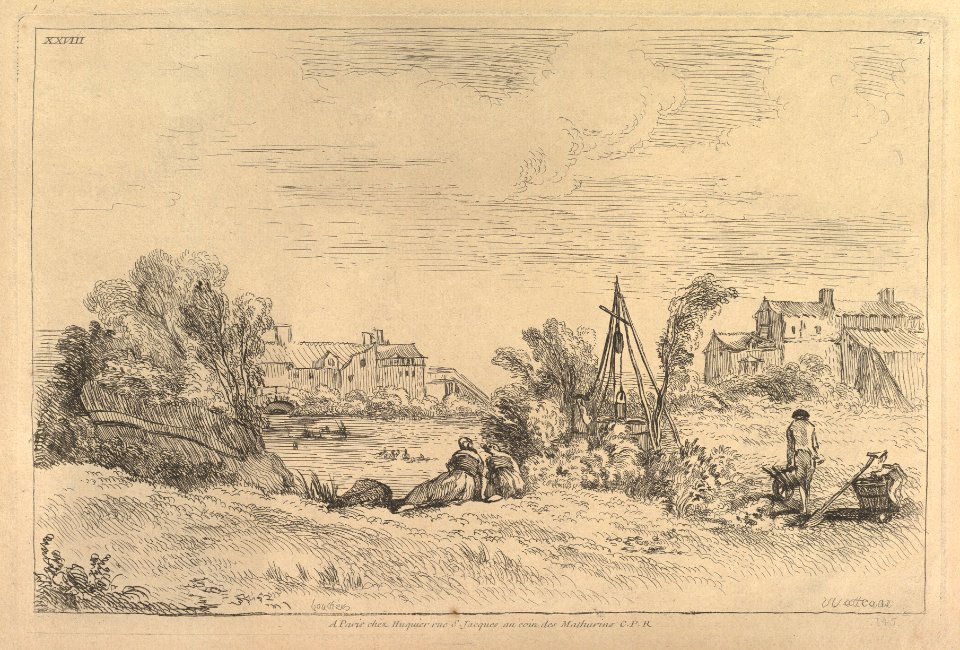 River Bank with Factories in the Background MET DP825505