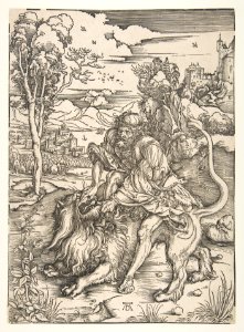 Samson Rending the Lion MET DP816583