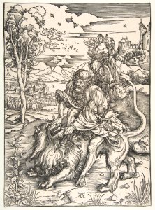 Samson Rending the Lion MET DP816585
