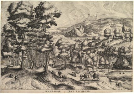 Rustic Market (Nundinae Rusticorum) from The Large Landscapes MET DP826006