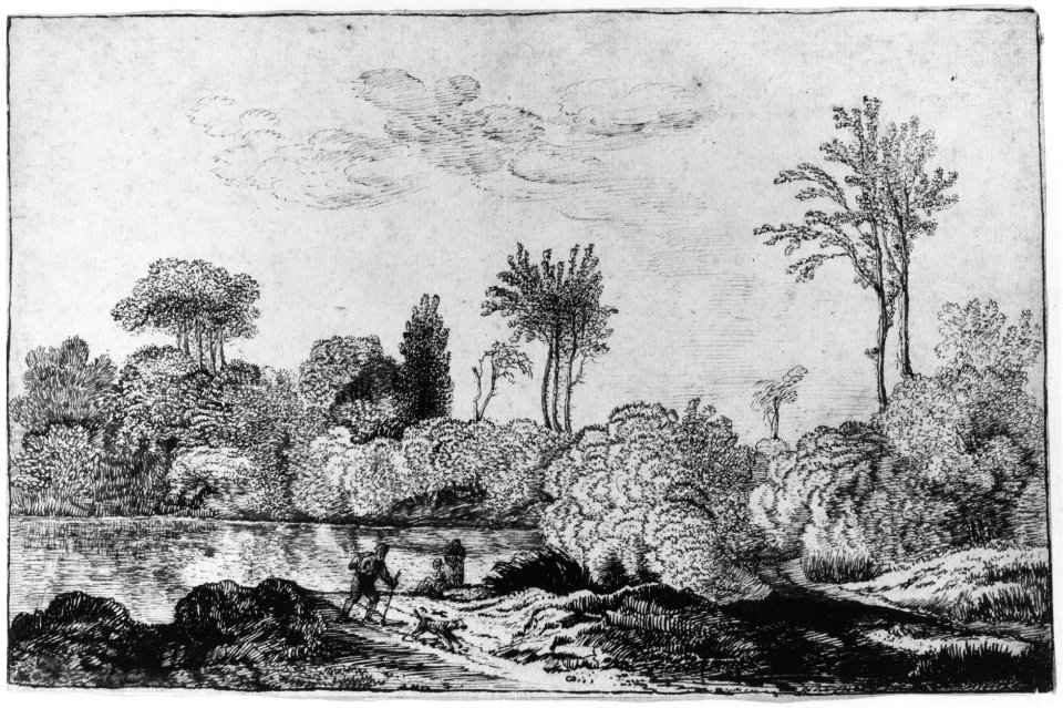 River Landscape with Traveler MET 264986