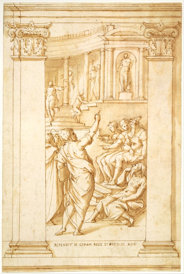 Saint Paul Speaking before King Agrippa (Acts 26) MET DT206407