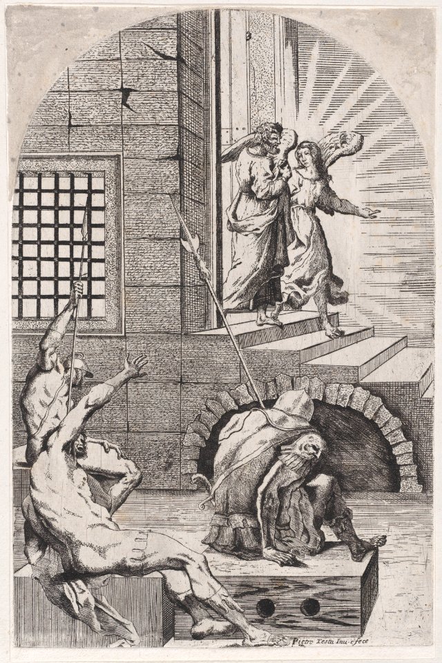 Saint Peter being released from prison by the angel Met DP888779