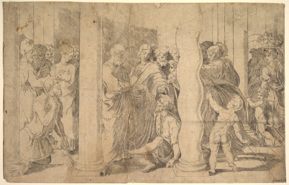 Saints Peter and John healing the Sick MET DP826208