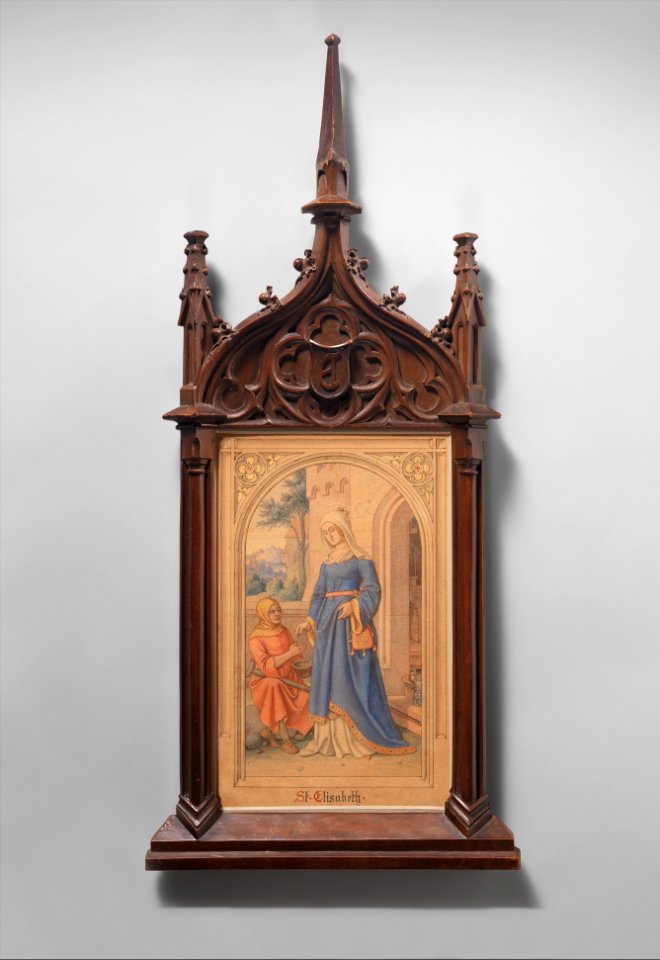 Saint Elizabeth of Thuringia Giving Alms MET DP273610