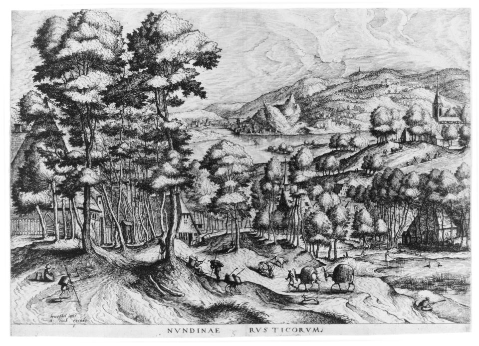 Rustic Market (Nundinae Rusticorum) from The Large Landscapes MET MM92296