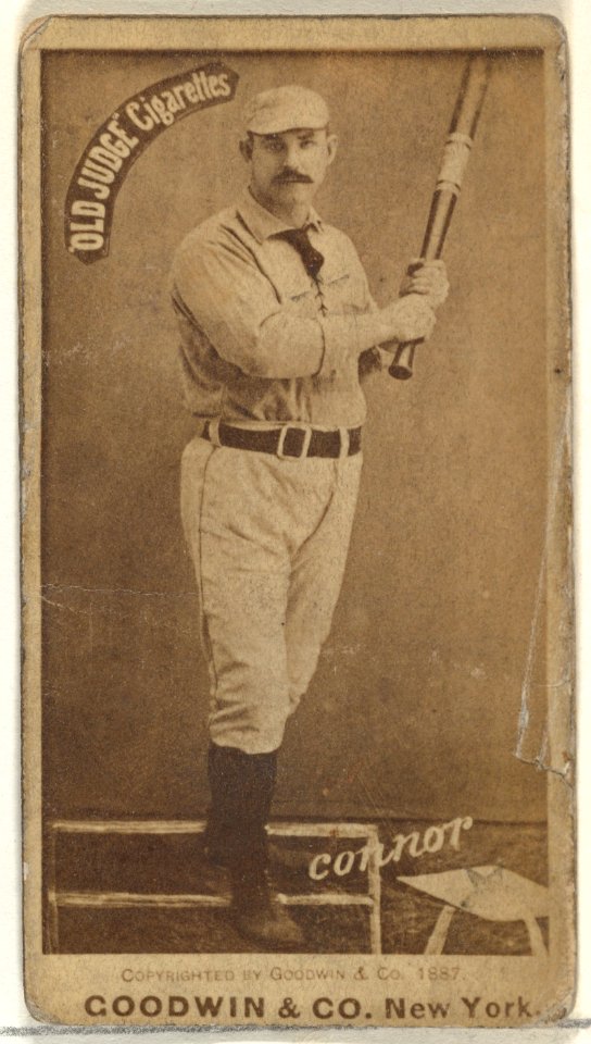 Roger Connor, New York Giants-Gothams, from the Old Judge series (N172) for Old Judge Cigarettes MET DP846517