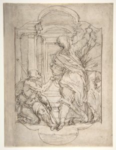 Saint Peter and Saint John Healing a Cripple at the Gate of the Temple MET DP811057