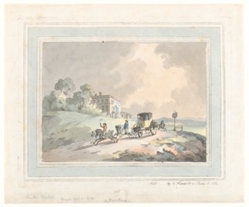 Rustic Sketch, or A Post Chaise MET DP871958