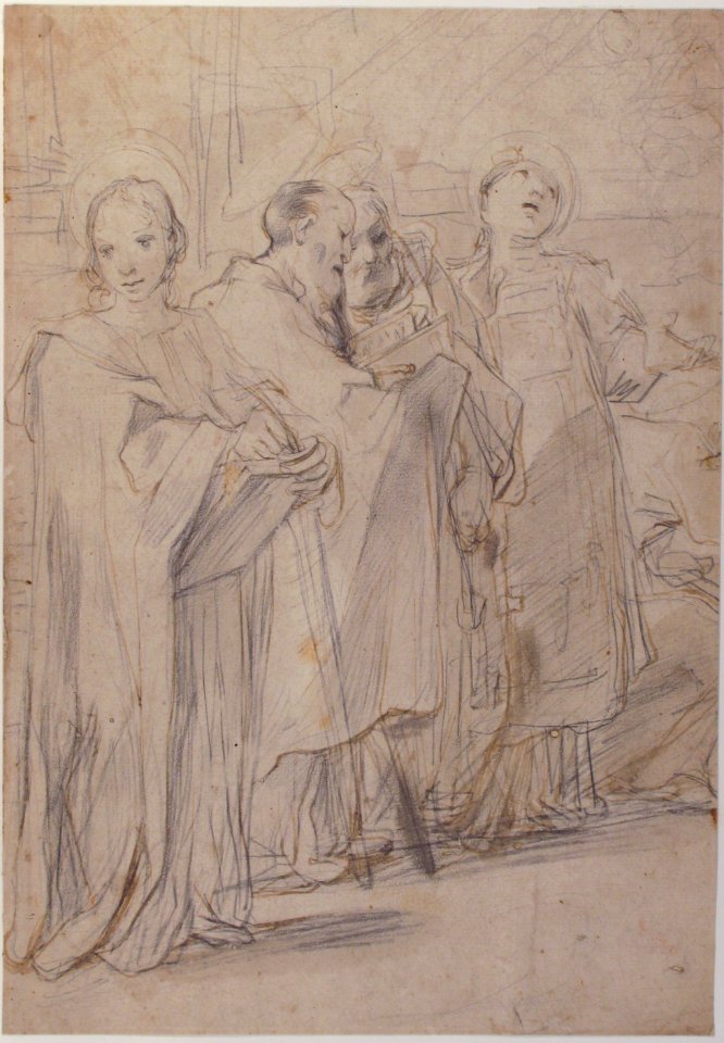 Saints John the Evangelist, Paul, Peter, and Stephen. MET 61.212.1