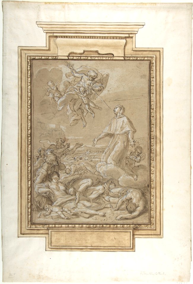 Saint Rosalia Interceding for Victims of the Plague in Palestrina MET DP801431