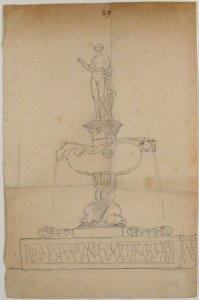 Sketch of Fountain MET 63.712.40