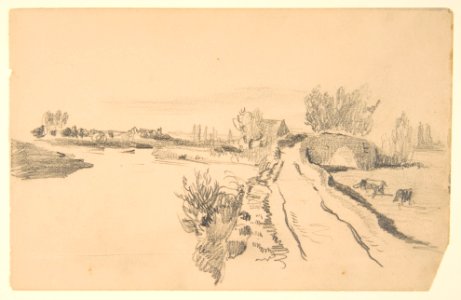 Sketchbook with views of Tours, France and its environs MET DP812986