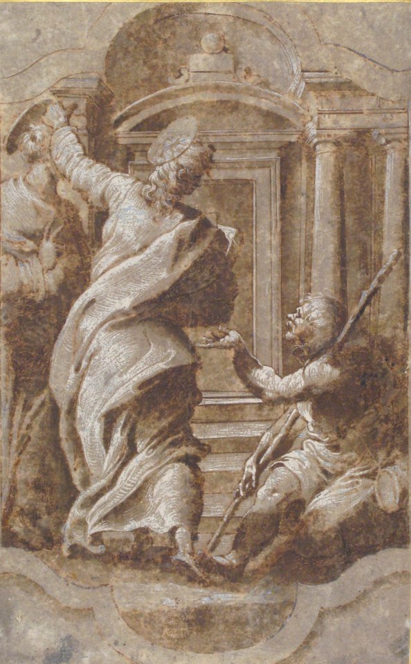 Saints Peter and John Healing a Cripple at the Gate of the Temple MET 08.227.34