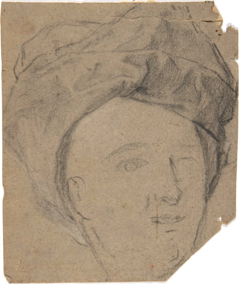Sketch of Man in Turban MET DP808822
