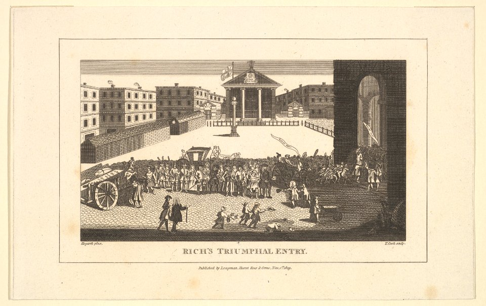 Rich's Glory, or His Triumphant Entry into Covent Garden, December 1732 MET DP825197