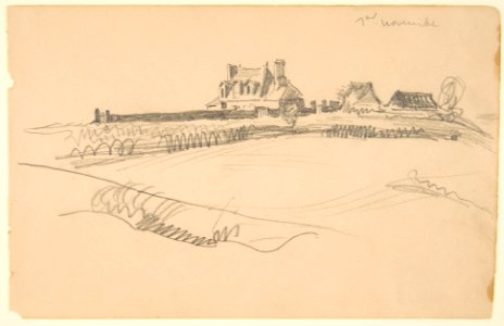 Sketchbook with views of Tours, France and its environs MET DP812987