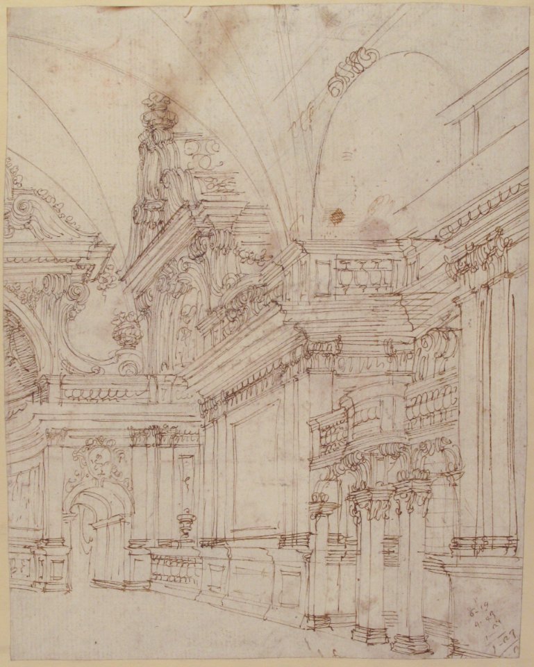 Sketch of a Palace Interior. MET 1971.513.73