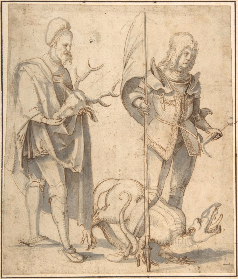 Saint Eustace and Saint George MET DP803059