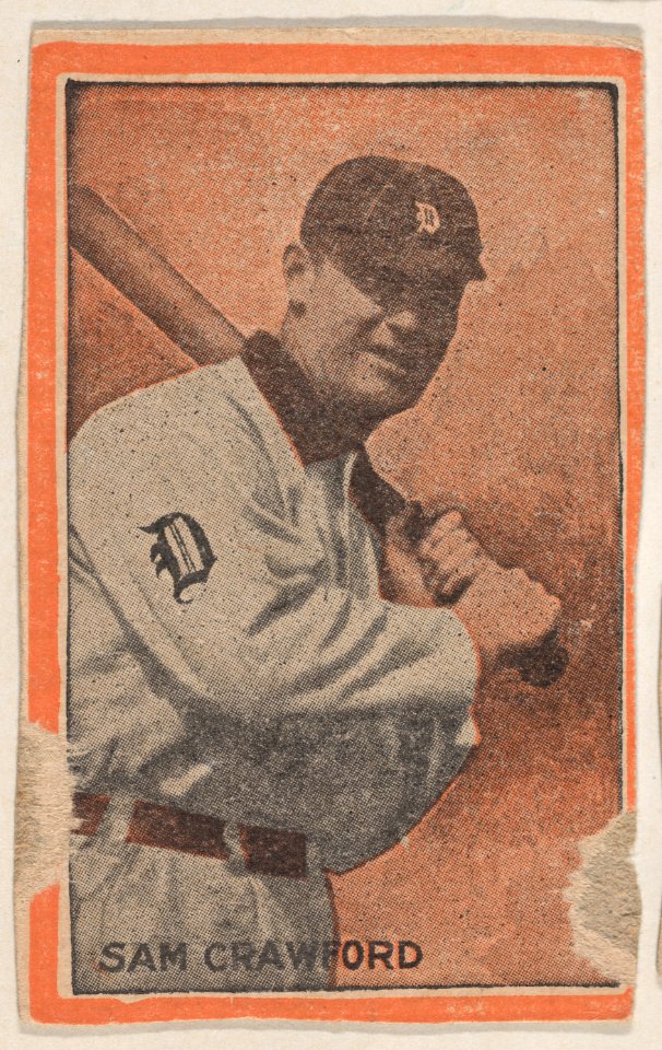 Sam Crawford, from the Baseball Players set (W500) (Orange Borders) MET DPB881474