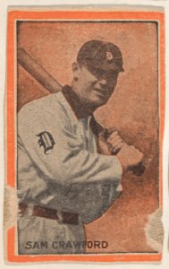 Sam Crawford, from the Baseball Players set (W500) (Orange Borders) MET DPB881474