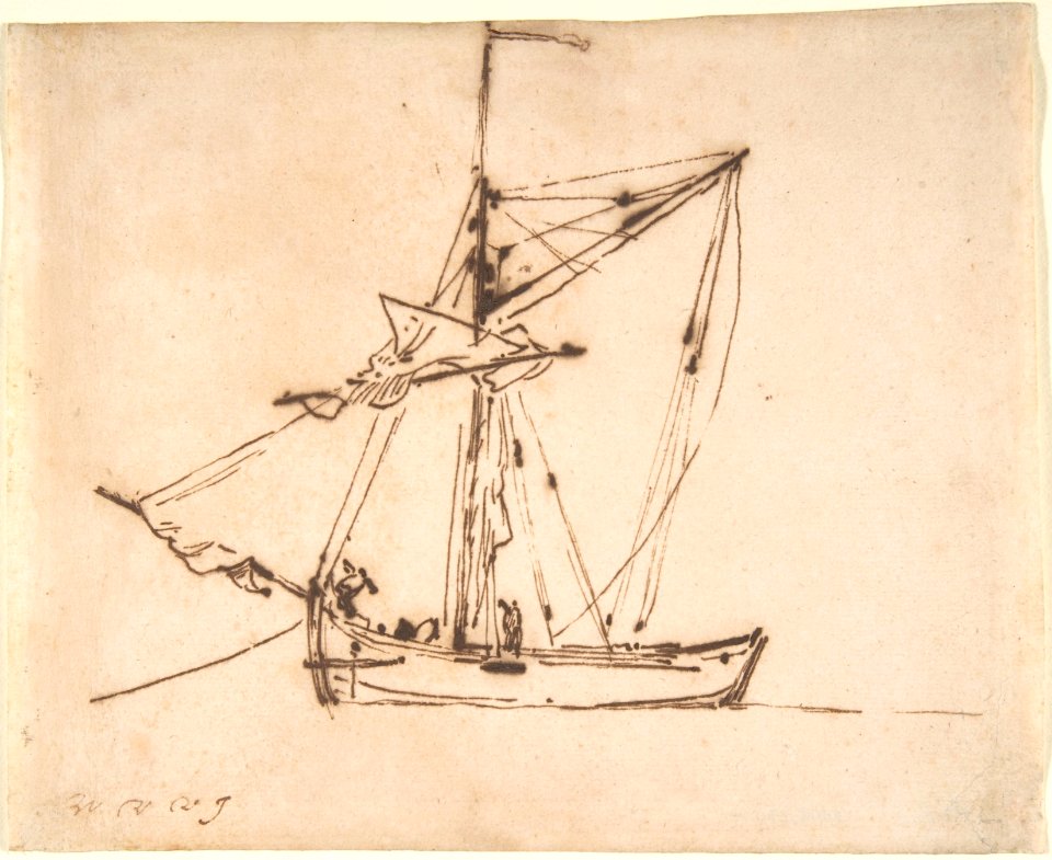 Sketch of a Sailboat MET DP800766
