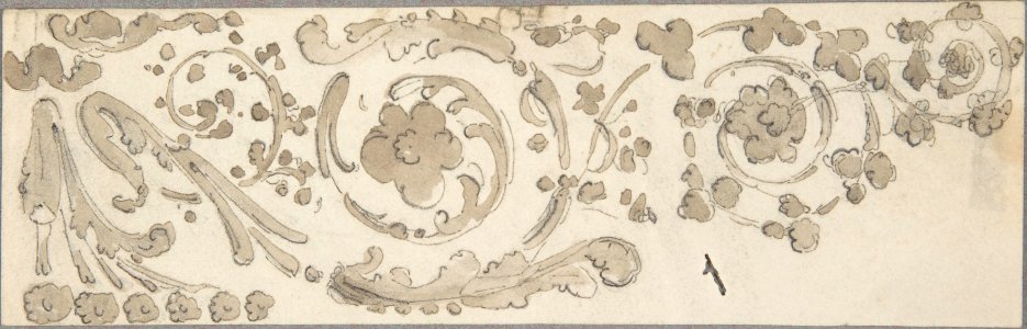 Sketch of Foliate Decoration MET DP804870