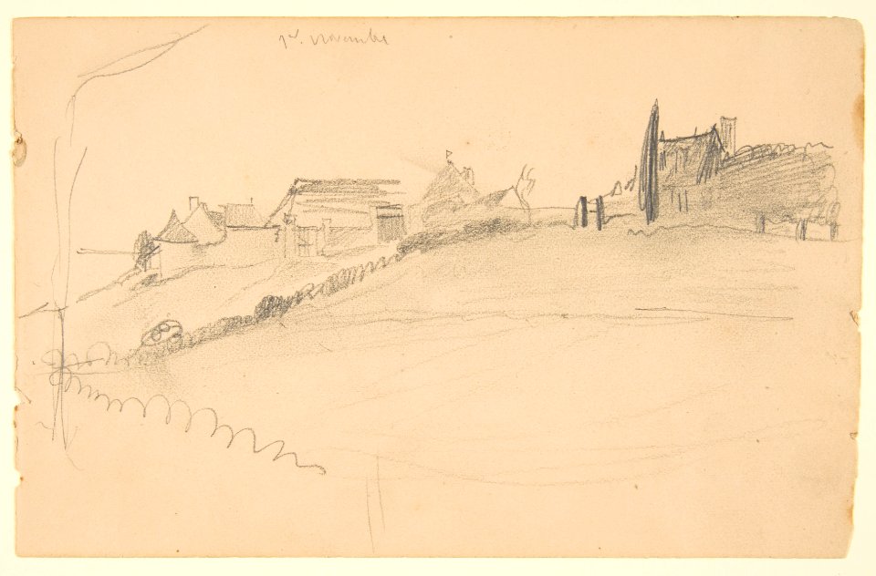 Sketchbook with views of Tours, France and its environs MET DP812989