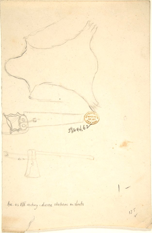 Sketchbook Page- Figures and Sculpture MET DP806069
