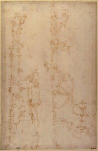 Sketches for Grotesque Wall Decorations. MET 59.605.8