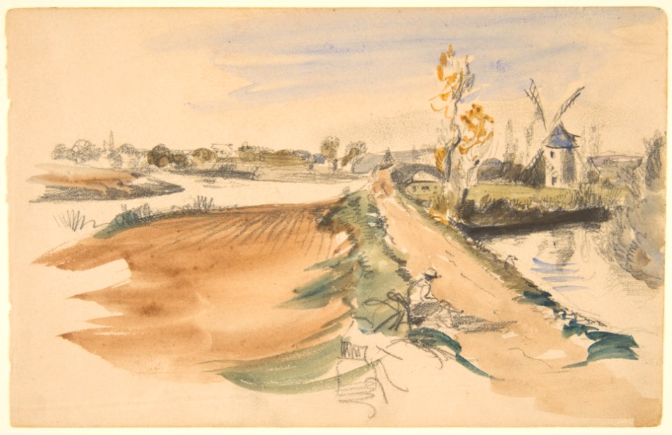 Sketchbook with views of Tours, France and its environs MET DP812984