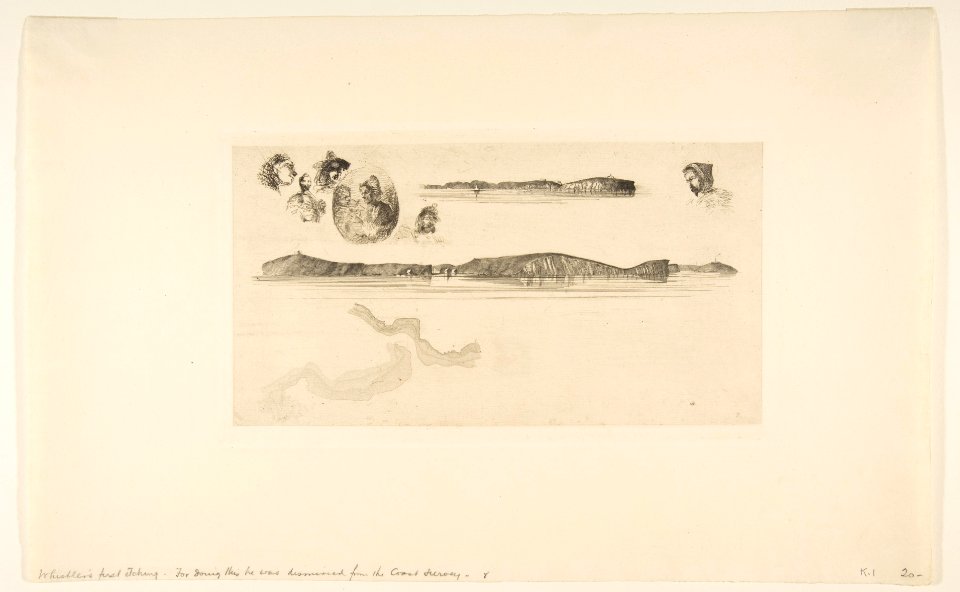 Sketches on the Coast Survey Plate MET DP812841