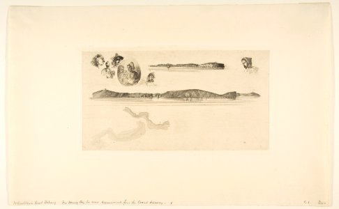 Sketches on the Coast Survey Plate MET DP812841