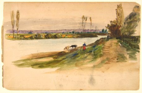 Sketchbook with views of Tours, France and its environs MET DP812985