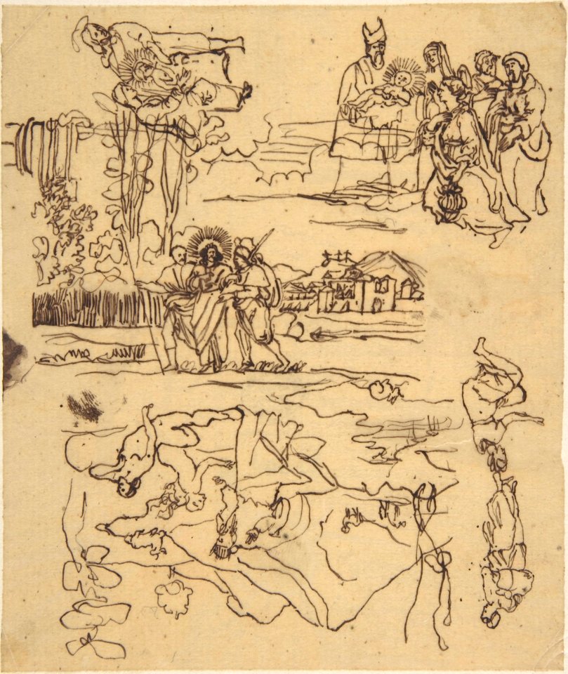 Sketches for Biblical Scenes MET DP805524