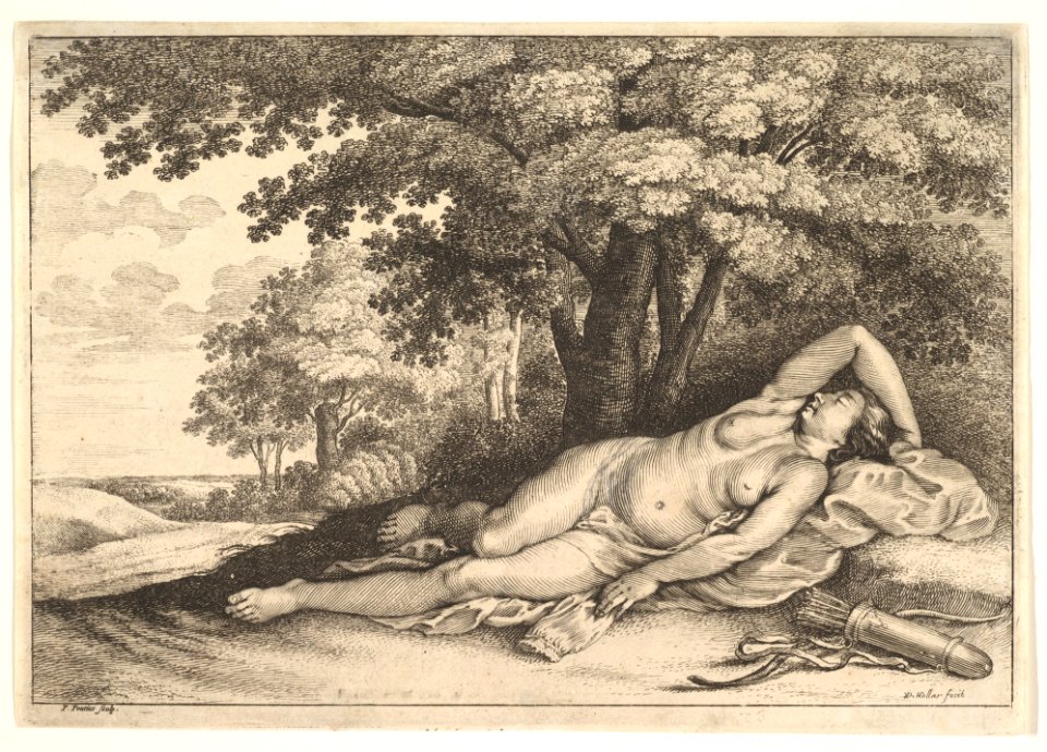 Sleeping Huntress MET DP822910