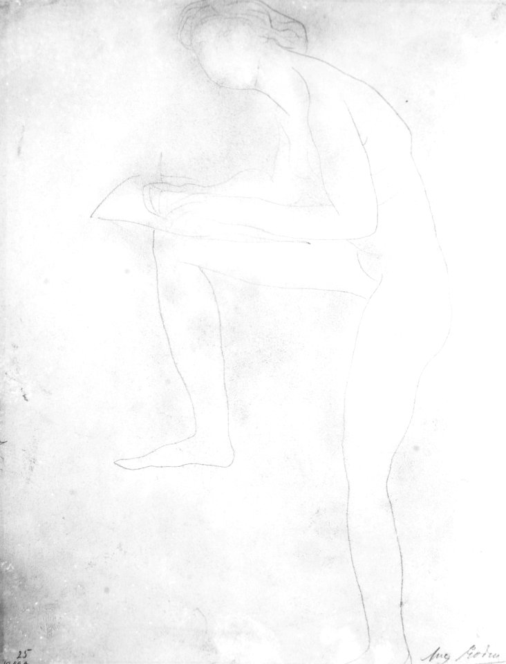 Sketch for Figure on Whistler Monument MET 7770