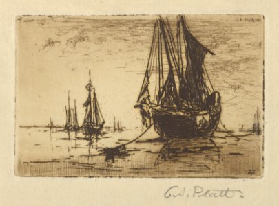 Sketch of a Boat MET DP845347 ff