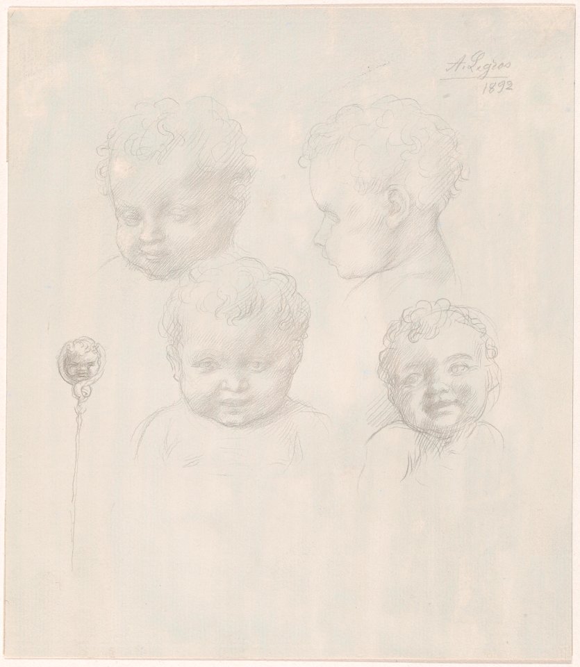Sketch for Children's Heads MET DP877170