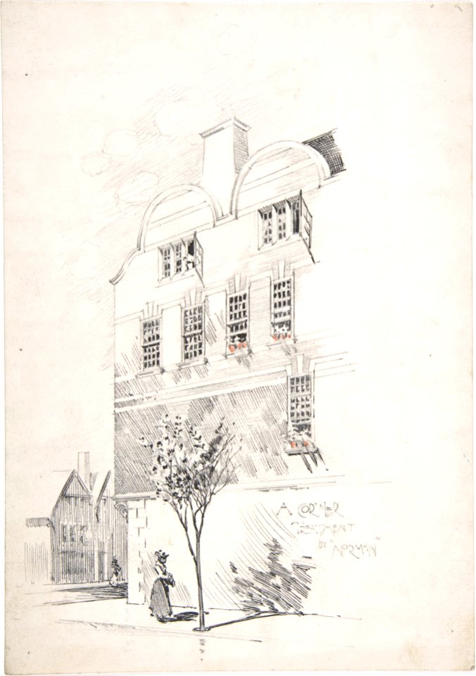 Sketch for an architectural magazine MET DP806214