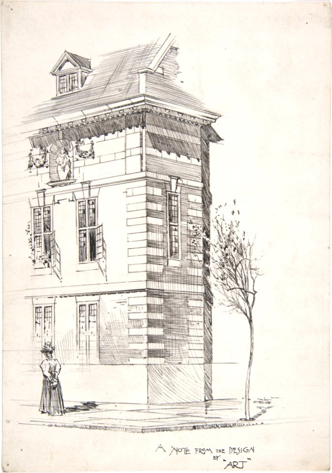 Sketch for an architectural magazine MET DP806212