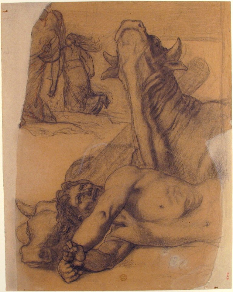 Sketch for War, painting in the Museum of Picardy at Amiens MET 18.143