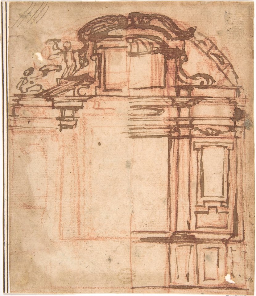 Sketch for Wall Monument MET DP801899