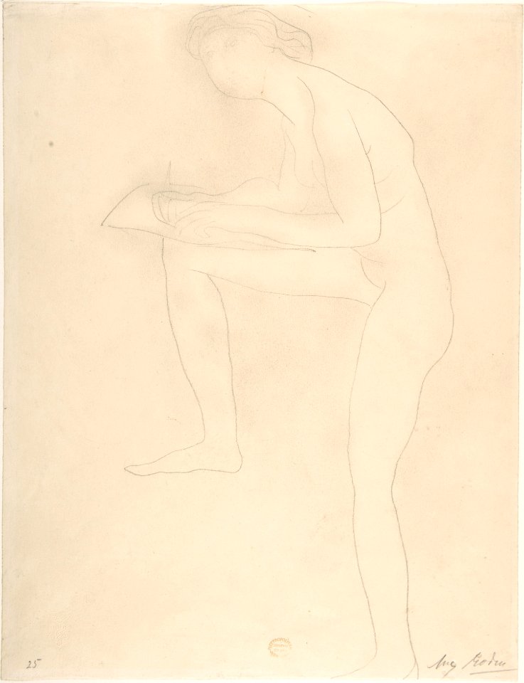 Sketch for Figure on Whistler Monument MET DP808100