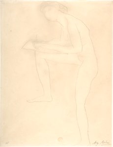 Sketch for Figure on Whistler Monument MET DP808100