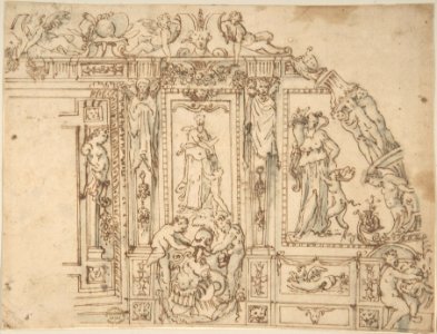 Sketch for Wall Decoration MET DP801876