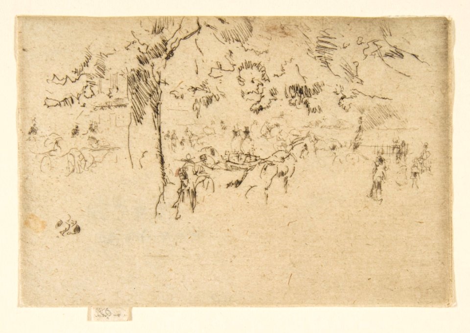 Sketch in St. James's Park MET DP813674