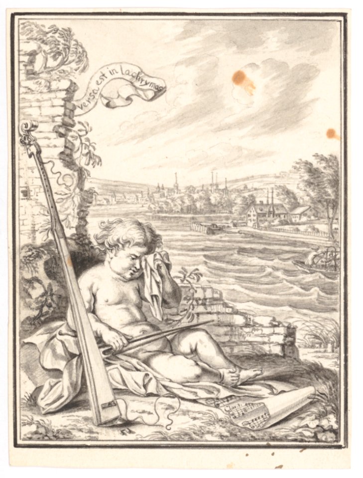 Sketch for Title Page of the Neujahrsblatt vom Musiksaal, Zurich MET DP145153