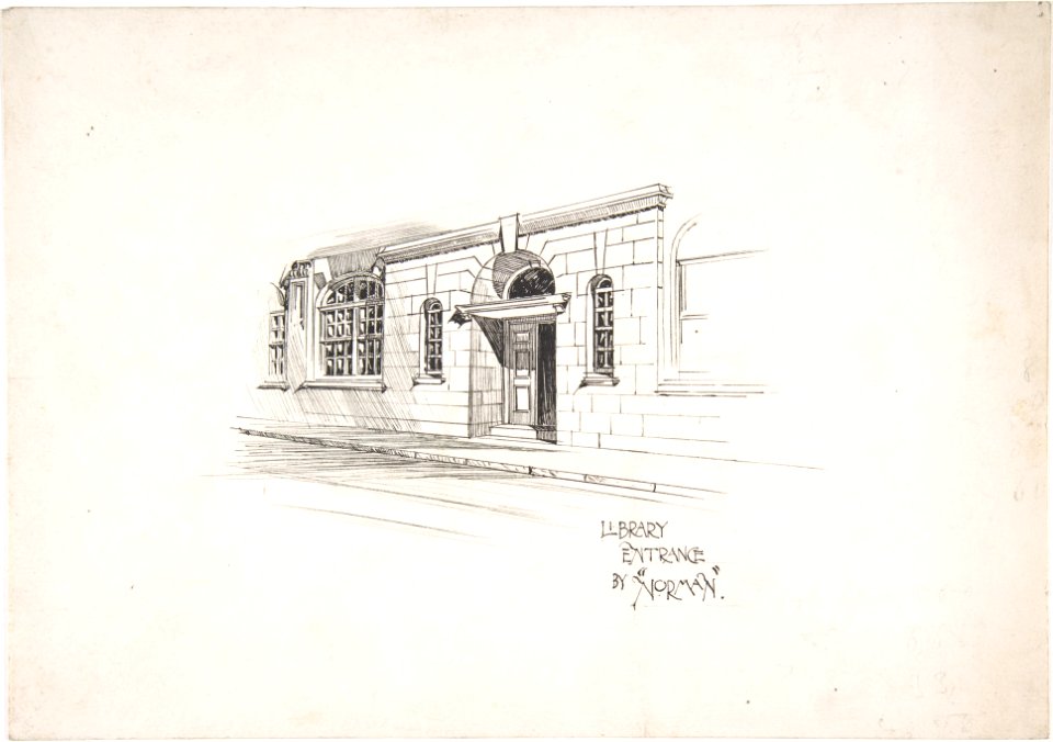 Sketch for an architectural magazine MET DP806211