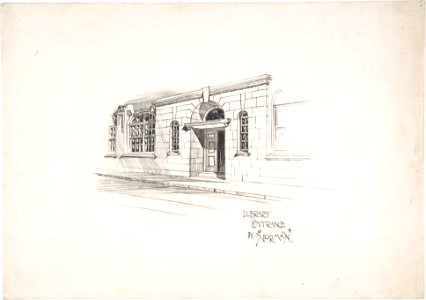 Sketch for an architectural magazine MET DP806211